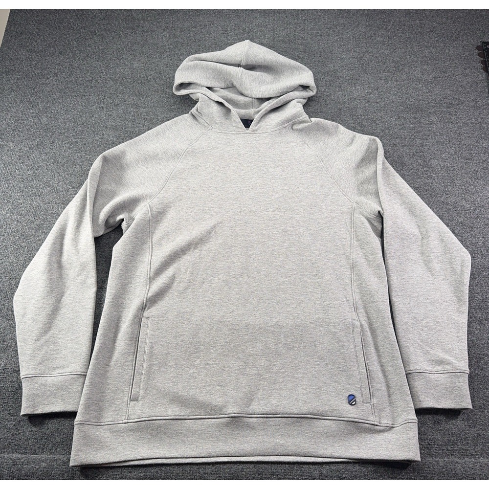 Extracurricular Long Sleeve Pullover Hoodie Gray Size Medium Golf EUC